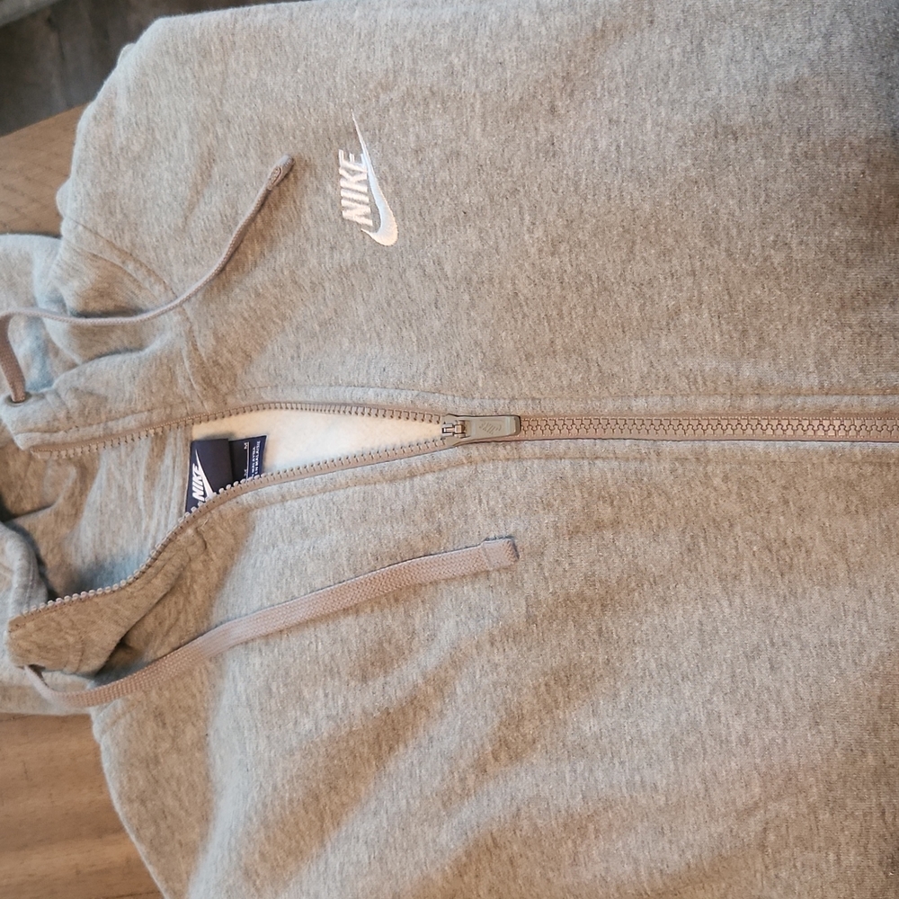 Nike full zip cotten hoodie